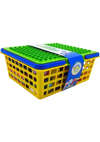 Bi-Block 58 Parça Sepetli LEGO Blok Seti URT022-006 modelleri