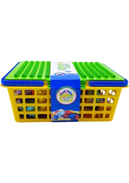 Bi-Block 58 Parça Sepetli LEGO Blok Seti URT022-006 fırsatları