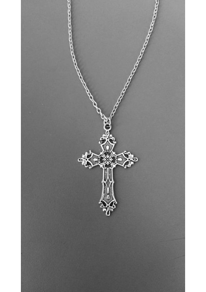 Basic Gümüş Zincir Haçlı Kolye fiyatları