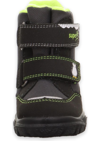 6047 Gore-Tex Unisex Çocuk Kar Botu Siyah Neon Yeşil modelleri