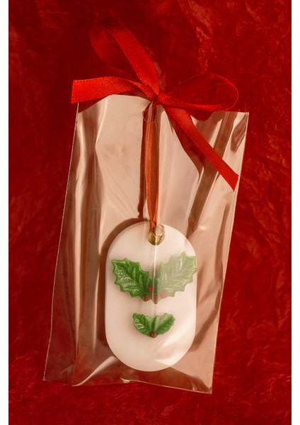 Yılbaşı Temalı Çam ve Noel Çicek 3'lü Kokulu Süs modelleri