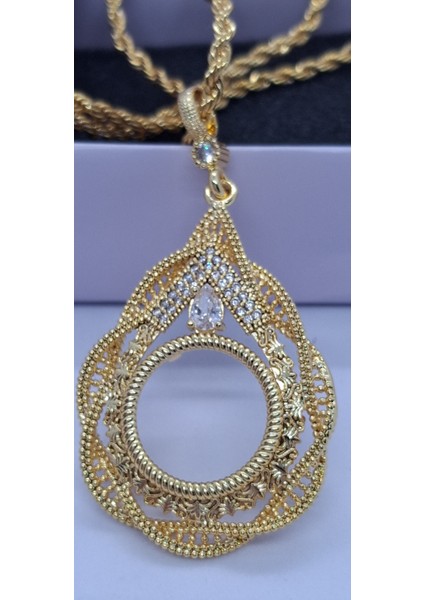 22 Ayar Altın Kaplama Çeyreklik Kolye fiyatları