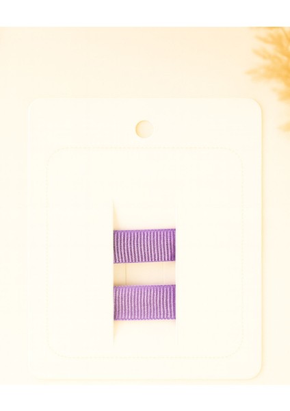 Mor Parıltılı Yıldız Klips Toka - 2'li Set fiyatları