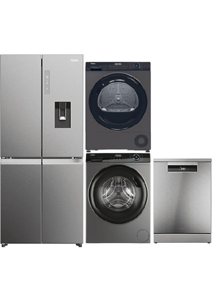 4'lü Beyaz Eşya Seti (HCW58F18EWMP-HW90-B14939S8-HD90-A2939RE-XF6B2M3PX)