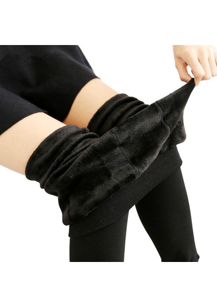 Kadın Peluş Tayt – Termal Içlik – Yüksek Bel – Ultra Esnek Polar Içlik – Kışlık Sıcak Tutucu Peluş Termal Tayt