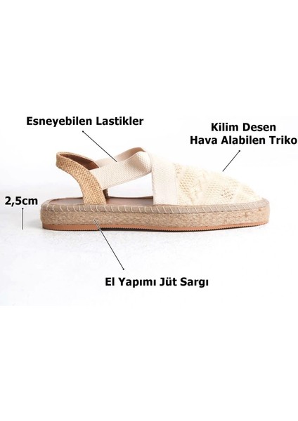 Rosa Kadın Bej Espadril Ayakkabı modelleri