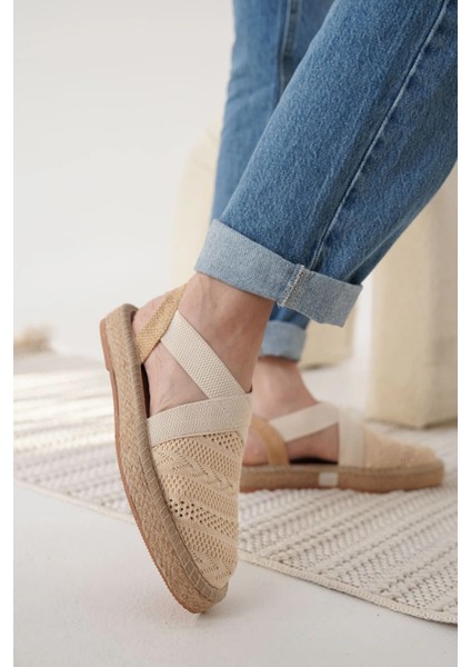Rosa Kadın Bej Espadril Ayakkabı indirimleri