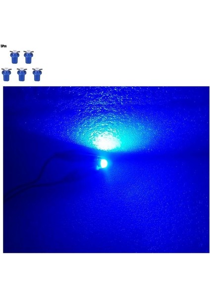 ( 5 x Adet ) 1 Set T5 B8.5d Model LED Duylu Dipsiz Ampul Mavi 1.2W (T5 B8.5d Blue) modelleri