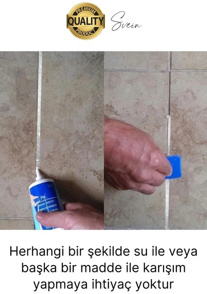 Pratik Gümüş Silver Simli Hazır Derz Fayans Seramik Boşluk Anında Kapatıcı Yer Cephe Yenileyici fırsatları