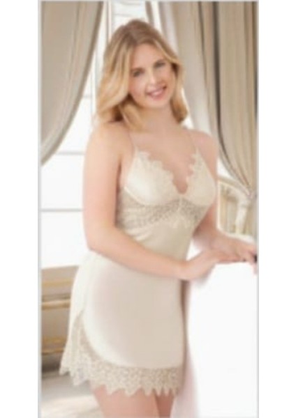 Pierre Paris Ipek Saten 6'lı Kısa Gecelik ve Sabahlık Çeyiz Seti fırsatları