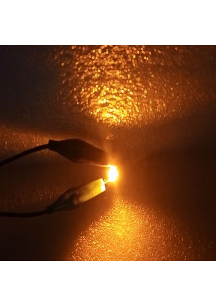 ( 5 x Adet ) 1 Set T5 B8.5d Model LED Duylu Dipsiz Ampul Sarı 1.2W (T5 B8.5d Yellow) fırsatları