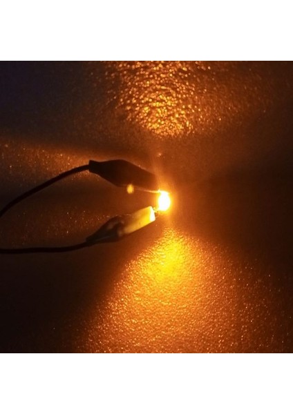 ( 5 x Adet ) 1 Set T5 B8.5d Model LED Duylu Dipsiz Ampul Sarı 1.2W (T5 B8.5d Yellow) indirimleri