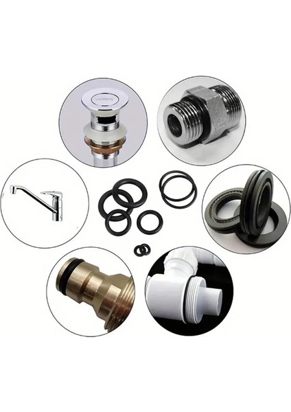 225 Parça Kauçuk Conta Seti ,kendiliğinden Saklama Kutulu O Halkası Seti ( Lisinya ) fırsatları