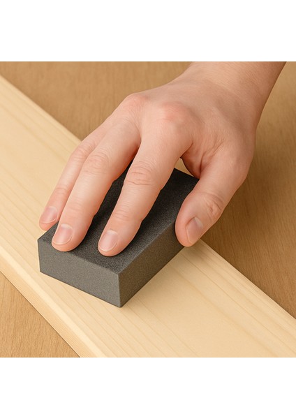 El Zımparası Sünger Takozu Ahşap ve Çelik Mobilya Hobi Için fiyatları