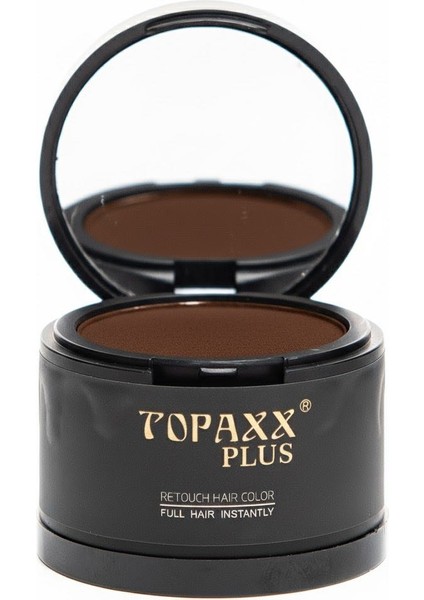 Saç ve Sakal Dolgunlaştırıcı Kellik Kapatıcı Pudra 4gr Koyu Kahverengi