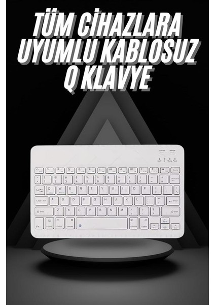 Q Klavye Türkçe Bluetooth Klavye Tüm Cihazlara Uyumlu Kablosuz fiyatları