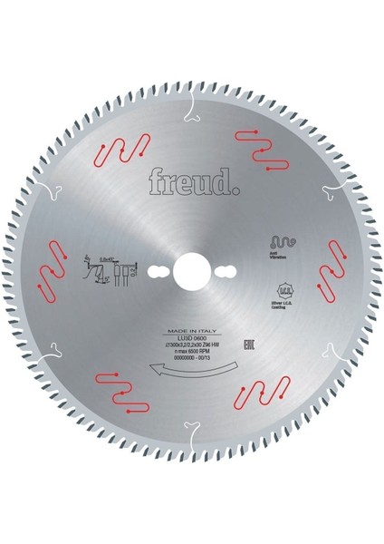 Suntalam-Mdf 300X3.2X30 mm Göbek 96 Diş Testere, Dayanıklı ve Yüksek Performans