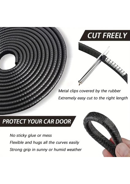 5 Metrelik Araba Kapı Kenar Koruma Şeridi Rulosu fiyatları