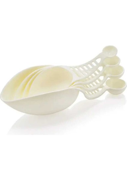 Qlux Erzak Küreği Kürek Seti 4 Parça Tek Sette