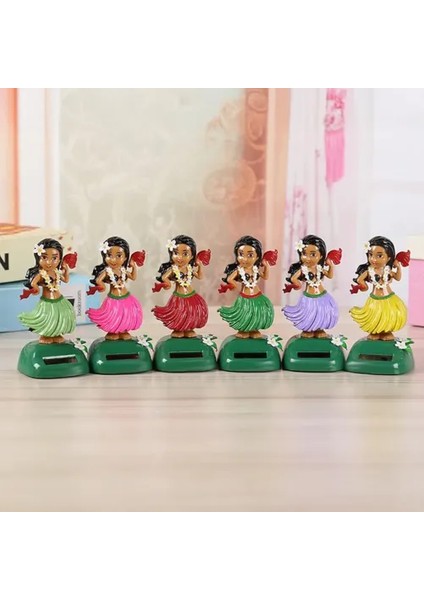 Büyük Boy Güneş Enerjili Solar Dans Eden Hula Kızı Figürü