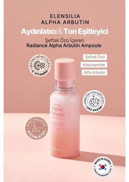Arbutin Serum Elensılıa Radiance Alpha Arbutin Ampoule 50 ml modelleri