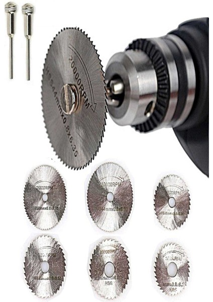 Ahşap ve Metal Için 8 Parçalık Çok Amaçlı Mini Testere Uç Seti