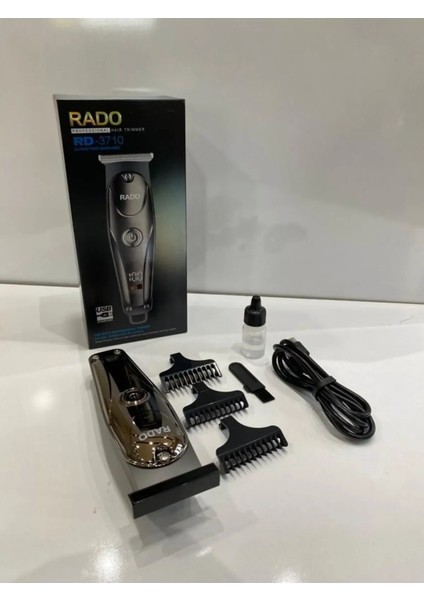 Rado RD-3710 T Bıçak Sıfır Kesim LCD Ekran Şarjlı Tıraş Makinesi
