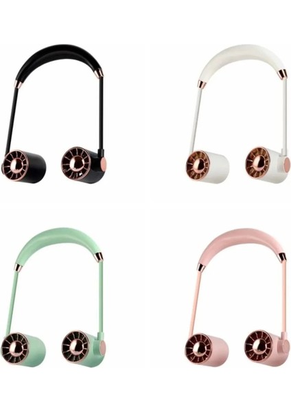 Boyunluk Fan Hava Soğutucu Vantilatör Boyuna Asmalı Şarjlı 3 Kademeli Mini Klima Siyah fiyatları