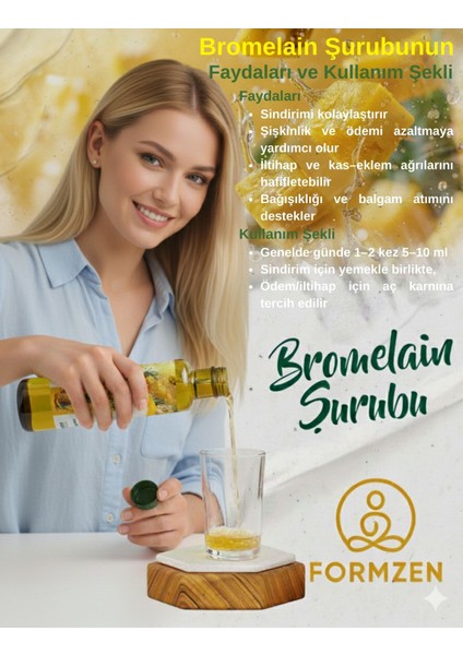 Bromelain Şurubu 250 ml modelleri