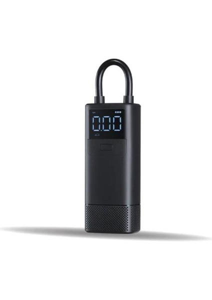 Taşınabilir Dijital Hava Kompresörü, Siyah, Çok Fonksiyonlu, Hızlı Şişirme