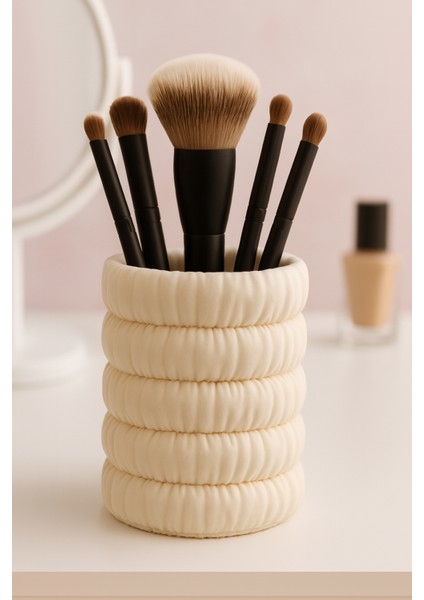 Yastık Formlu Makyaj Organizeri – Sert Plastik, Çok Amaçlı Organizer