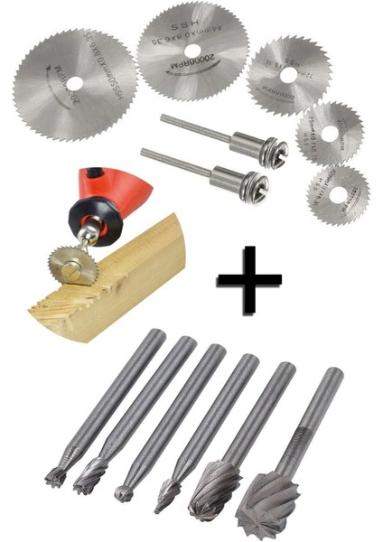 14 Parça Çok Amaçlı Matkap Ucu ve Ahşap Oyma Seti