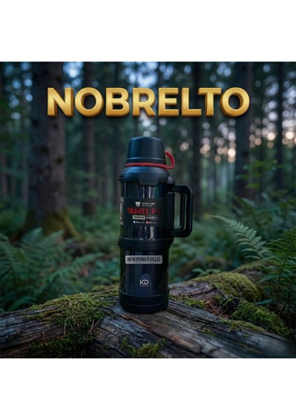 304 Paslanmaz Çelik Çift Bardaklı Termos - 48 Saat Isı Korumalı Vakumlu Travel Pot Kamp ve Seyahat Termosu fiyatları