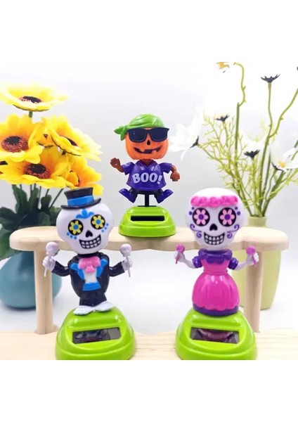 Güneş Enerjili Solar Sallanan Cadılar Bayramı Figürleri fırsatları