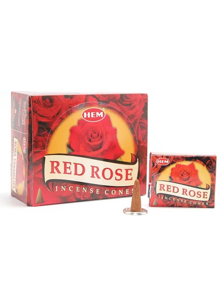 Red Rose Aromalı Konik Tütsü