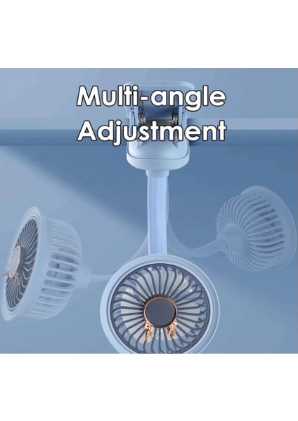 Taşınabilir Mini Klips Bebek Arabası Fanı, Fan Elektrikli Soğutma Hava Sirkülatöründe 360 De fırsatları