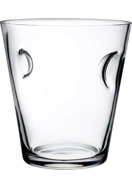 Glacier Kristal Şarap ve Şampanya Kovası - Modern Tasarım Buzluk 22 cm (16579)