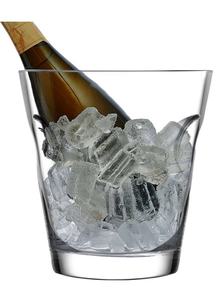 Glacier Kristal Şarap ve Şampanya Kovası - Modern Tasarım Buzluk 22 cm (16579) fiyatları