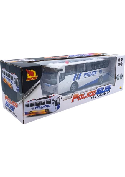 Işıklı Şarjlı Uzaktan Kumandalı 30 cm Polis Otobüsü S01001987 modelleri