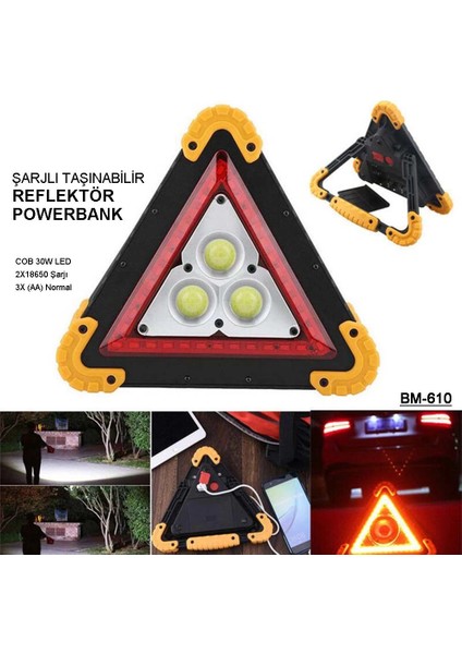 Profesyonel Kamp - Araba Lambası Bigem BM-610