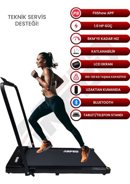 Katlanabilir Koşu Ve Yürüme Bandı