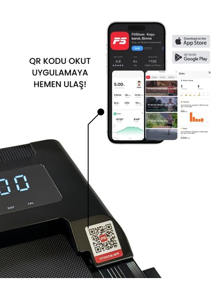 Katlanabilir Koşu Ve Yürüme Bandı fiyatları