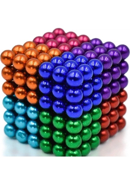 Sihirli Manyetik Toplar Dyum Mıknatıs Küp Bilye 216 Adet Cube Küp Dymium