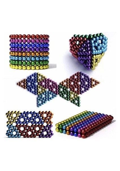 Sihirli Manyetik Toplar Dyum Mıknatıs Küp Bilye 216 Adet Cube Küp Dymium fiyatları