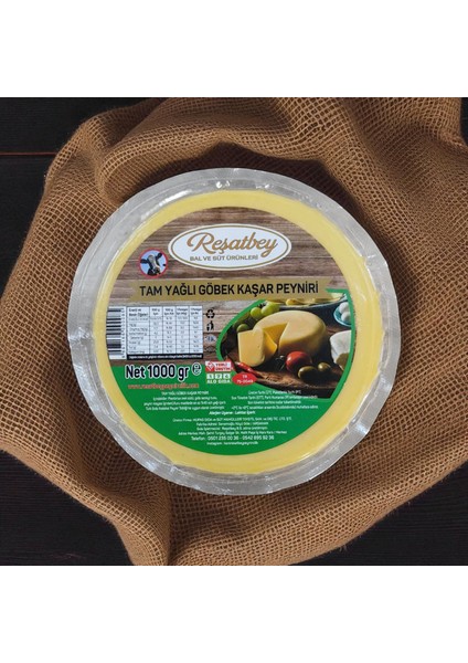 Yöresel Kars Göbek Kaşar Peyniri 1000 Gr