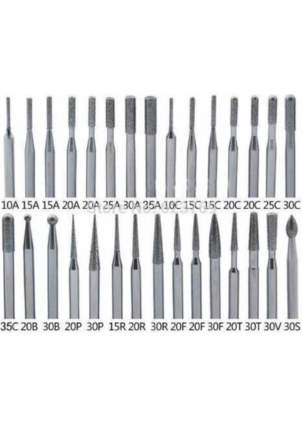 Elmas Camcı Taşçı Gravür Uç Seti 30 Parça, Yüksek Kalite, Dayanıklı ve Hassas fiyatları