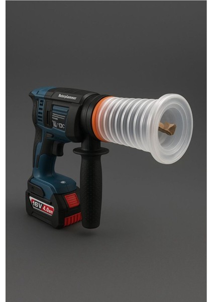 Körüklü Vantuzlu Matkap Ucu Toz Tutucu Aparat Nv 06, Pratik ve Temiz Çalışma