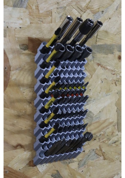 140 Adet Hex Bits Uç Organizeri, Pratik ve Düzenli Saklama Çözümü