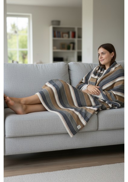 Evoria Tek Kişilik Tv Battaniyesi 150X170CM | Çizgili fiyatları