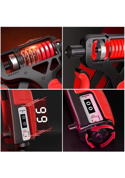 Profesyonel El Bilek ve Kol Güçlendirici Kavrama Egzersiz Aleti Ayarlanabilir El Yayı (5047) modelleri